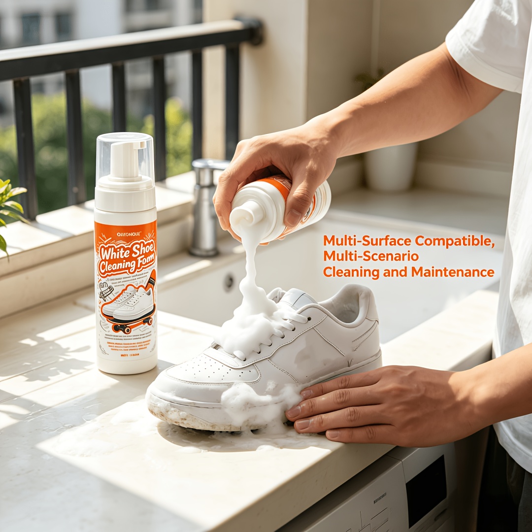Portable No Rinse White Shoe C - đánh giá và giá Sneaker Care Foam
