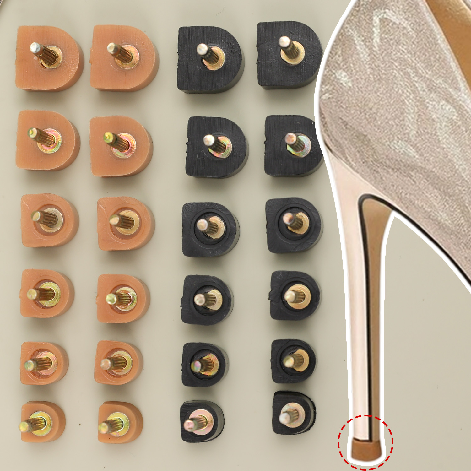 10Pcs Replacement  High Heel S - đánh giá và giá Sneaker Care Tips