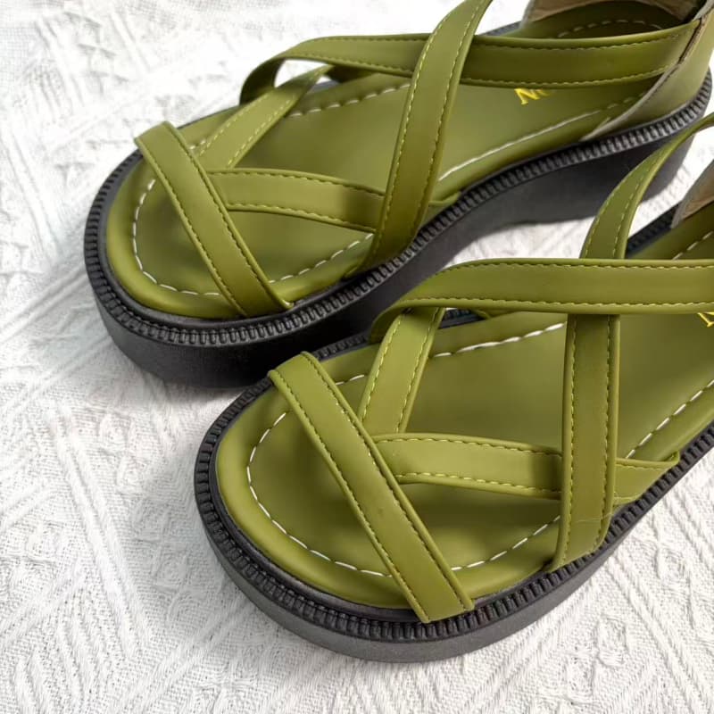 Evening Breeze Cross Strap Pla - đánh giá và giá Insole Memory Foam