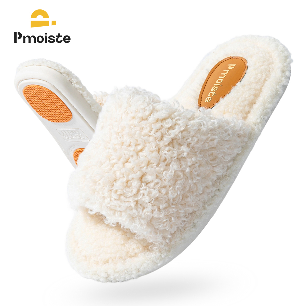 Pmoiste Fuzzy House Slippers W - đánh giá và giá Insole Memory Foam