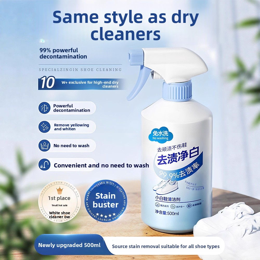 500ml white shoe cleaner no cl - đánh giá và giá Sneaker Care Foam